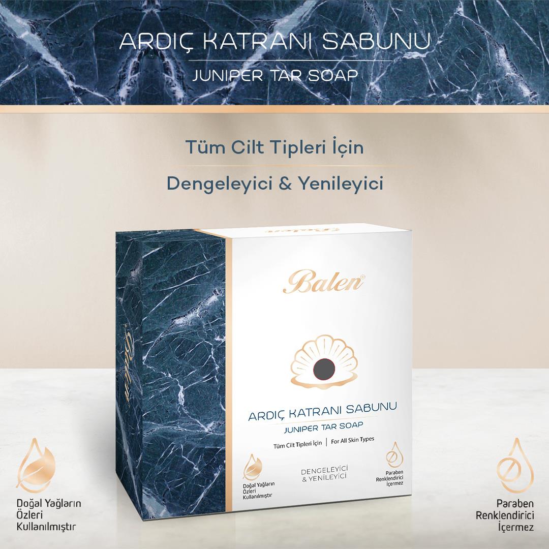 Balen Ardıç Katranı Sabunu 125 Gr Balen Ardıç Katranı Sabunu 125 Gr