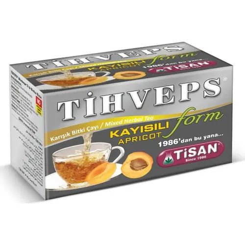 Tisan Tihveps Kayısı Aromalı Çay 20 Süzen Poşet