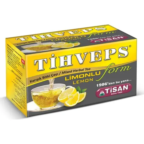 Tisan Tihveps Limon Aromalı Çay 20 Süzen Poşet